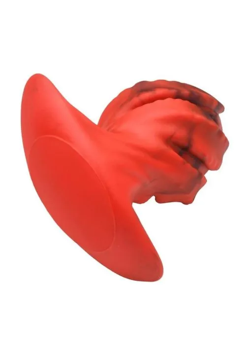 Creature Cocks Dragonspawn Silicone Butt Plug - Large - Red