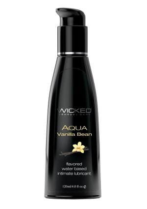 Wicked Aqua Vanilla Bean Lube 4oz