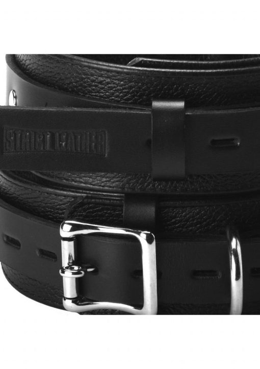 Strict Leather Deluxe Locking Thigh Cuffs - Black
