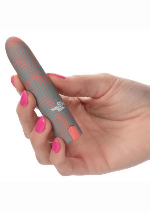 Naughty Bits You Do You Rechargeable Silicone Bullet Vibrator - Green/Pink