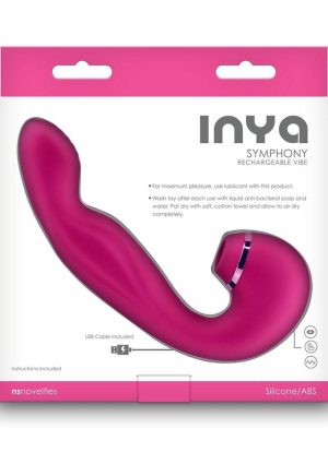 Inya Symphony Rechargeable Silicone Triple Motor Vibrator - Pink