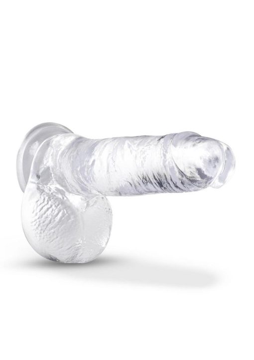 B Yours Plus Rock n` Roll Realistic Dildo with Balls 7.25in - Clear