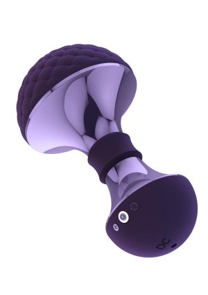 Vive Enoki Rechargeable Silicone Bendable Massager - Purple