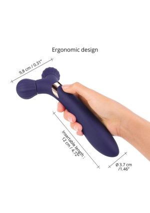 Fireball Rechargeable Silicone Vibrator - Midnight Indigo