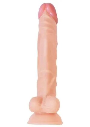 Hero Straight Cock Realistic Dildo with Suction Cup 10in - Vanilla