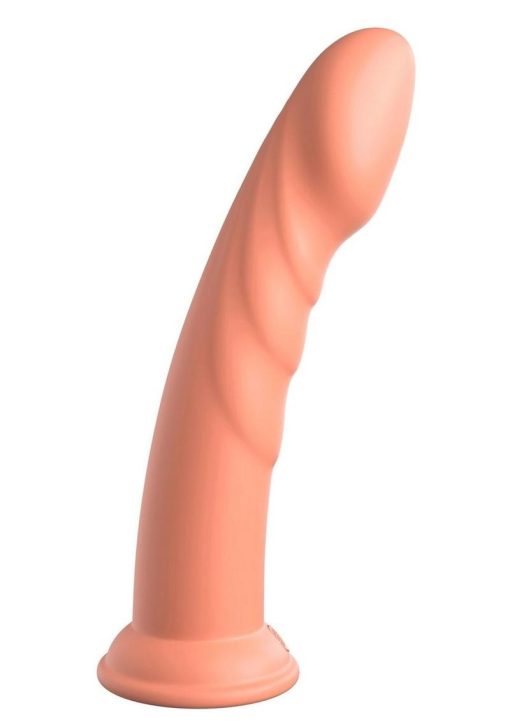 Dillio Platinum Super Eight Silicone Dildo 8in - Orange