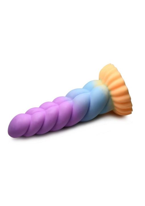 Creature Mystique Silicone Unicorn Dildo - Multicolored