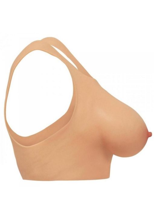 Master Series Perky Pair D-Cup Silicone Breast - Vanilla