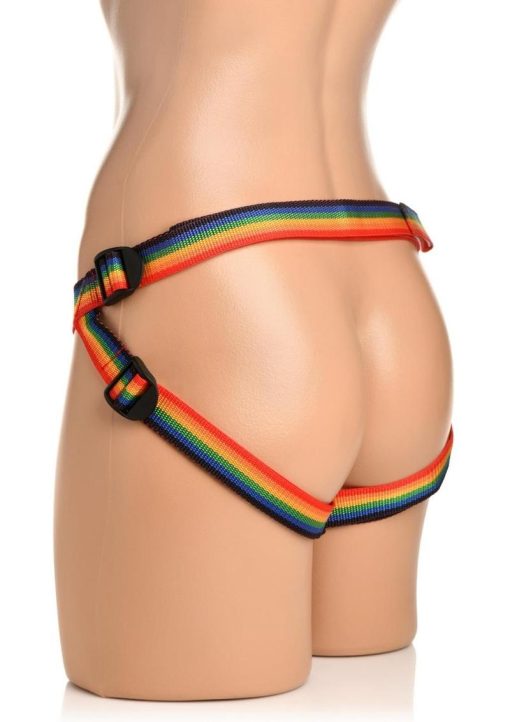 Strap U Ride the Rainbow Universal Strap-On Harness - Rainbow