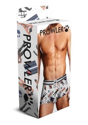 Prowler Leather Pride Trunk - Large - White/Black
