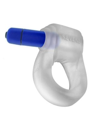 Revring Reverb Vibrating Cock Ring - Clear Ice