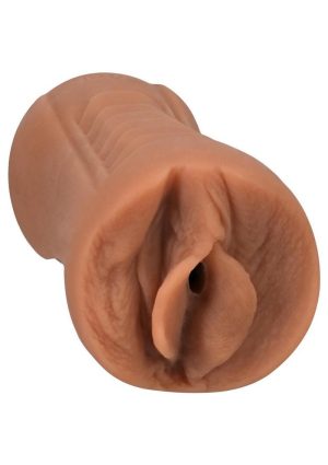Signature Strokers Aidra Fox Ultraskyn Pocket Masturbator - Pussy - Caramel