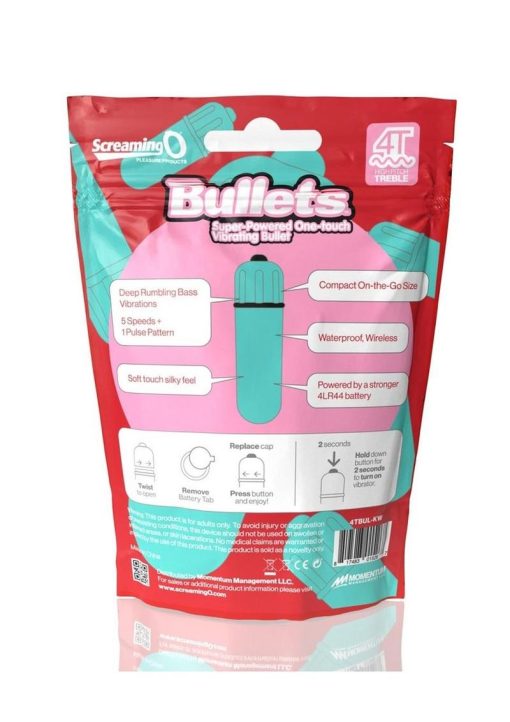Screaming O 4T Bullet Vibrator - Kiwi