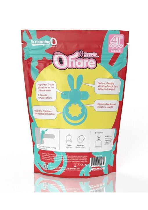 Screaming O 4T Ohare Vibrating Cock Ring - Kiwi