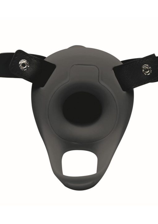 Size Matters 2 Erection Smooth Silicone Penis Sheath - Black