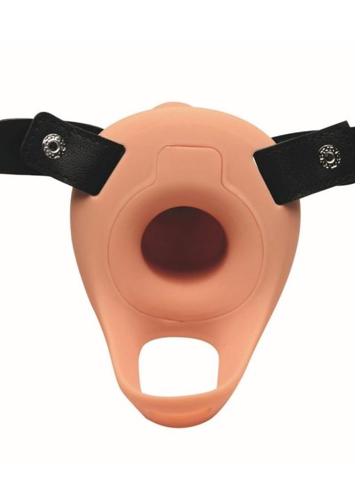 Size Matters 2 Erection Smooth Silicone Penis Sheath - Vanilla