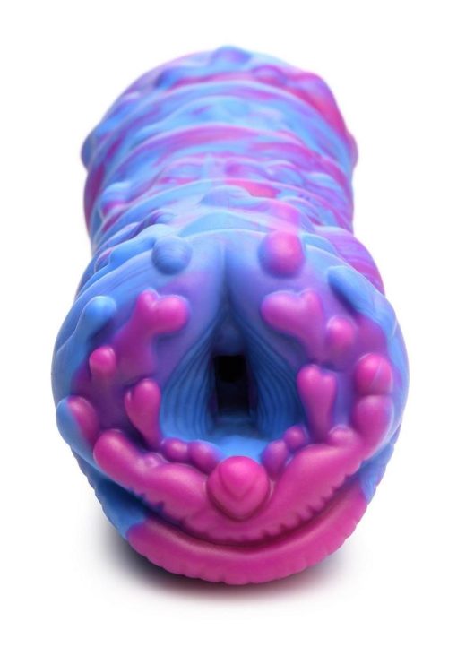 Creature Cocks Cyclone Silicone Squishy Alien Vagina Stroker - Pink/Blue