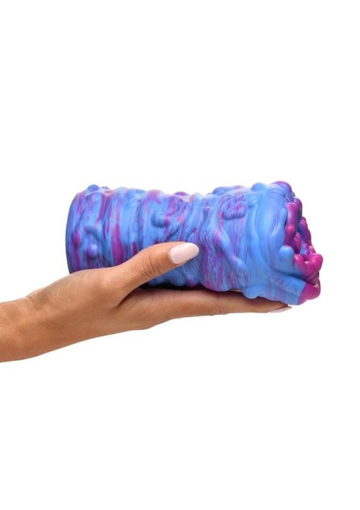 Creature Cocks Cyclone Silicone Squishy Alien Vagina Stroker - Pink/Blue