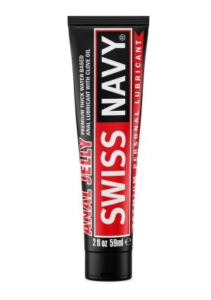 Swiss Navy Anal Jelly with Clove Water Based Lubricant 2oz