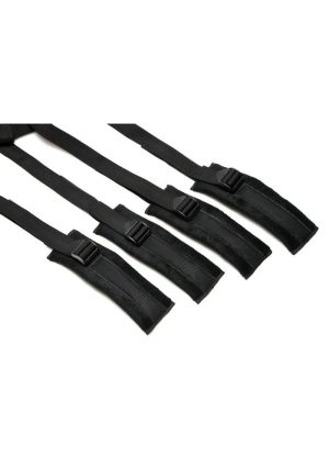 Bedroom Bliss Lover`s Bed Restraint System - Black