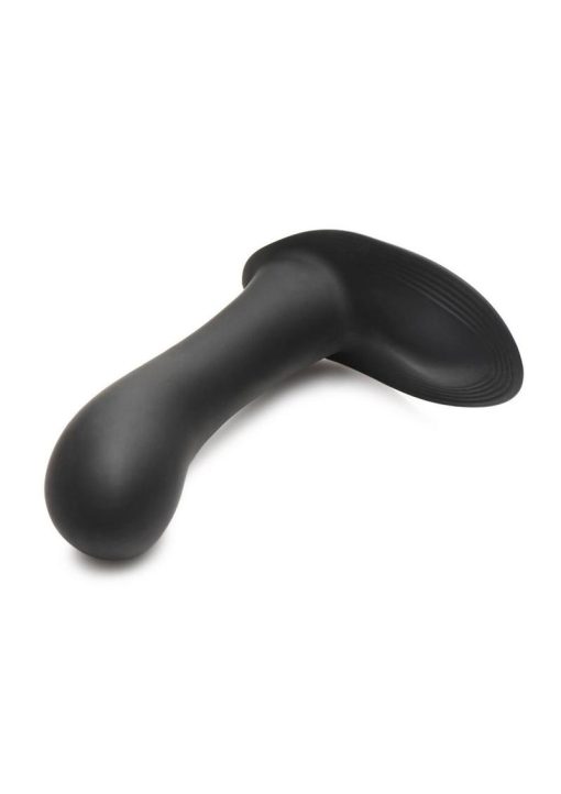 Zeus ZS E-Stim Pro Rechargeable Silicone Panty Vibe with Remote Control - Black