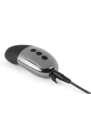 Le Wand Point Rechargeable Silicone Contoured Mini Massager - Black