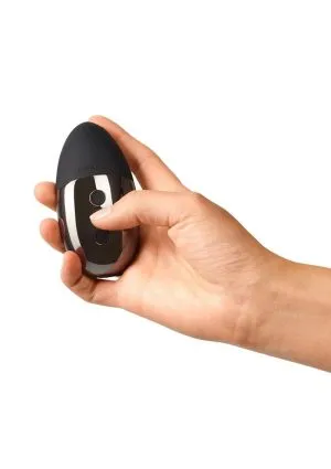 Le Wand Point Rechargeable Silicone Contoured Mini Massager - Black