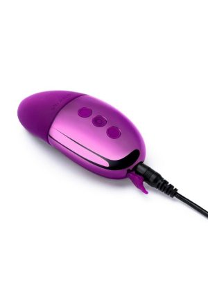 Le Wand Point Rechargeable Silicone Contoured Mini Massager - Cherry
