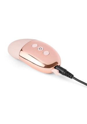 Le Wand Point Rechargeable Silicone Contoured Mini Massager - Rose Goild