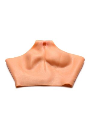 Master Series Pussy Panties Silicone Wearable Vagina/Ass Panties - Medium - Vanilla