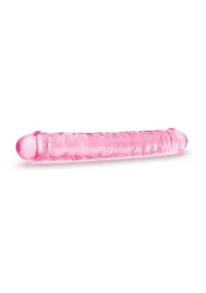 Me You Us Ultracock Jelly Double Ender 12in - Pink
