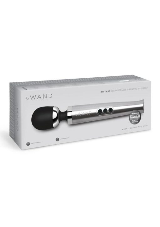 Le Wand Diecast Rechargeable Massager - Silver