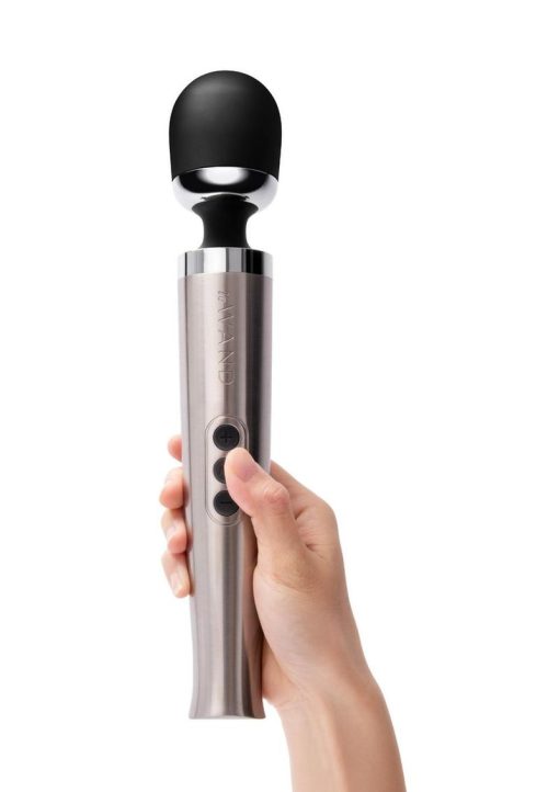 Le Wand Diecast Rechargeable Massager - Silver