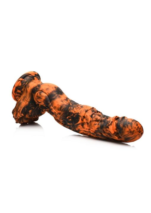 Creature Cocks Sabretooth Silicone Dildo - Orange/Black