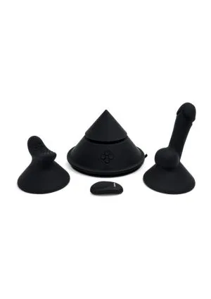 Cowgirl Cone Premium Sex Machine with App and Remote Control - Black