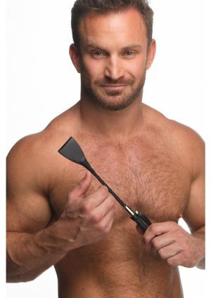 Master Series Stallion Riding Crop 12in - Black