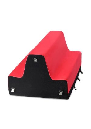 Bedroom Bliss Lover`s Bondage Bench - Black/Red
