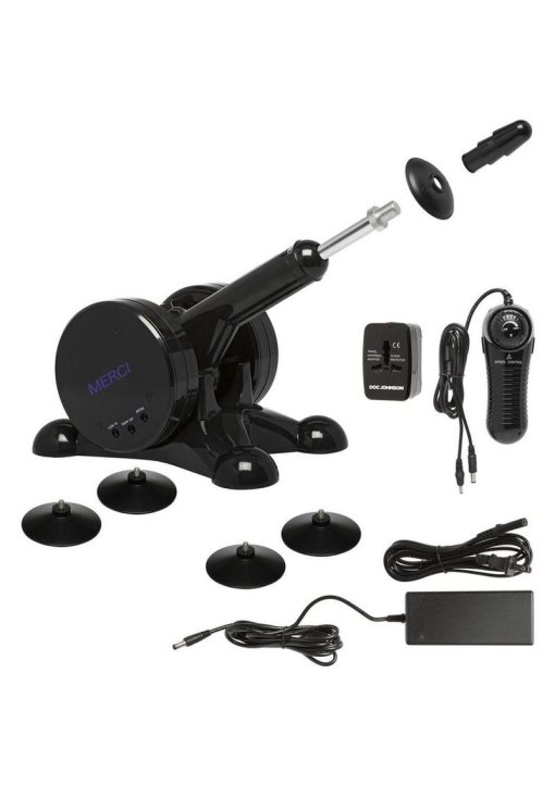 Merci Power Banger Fuck Machine with Wired Remote Control - Black
