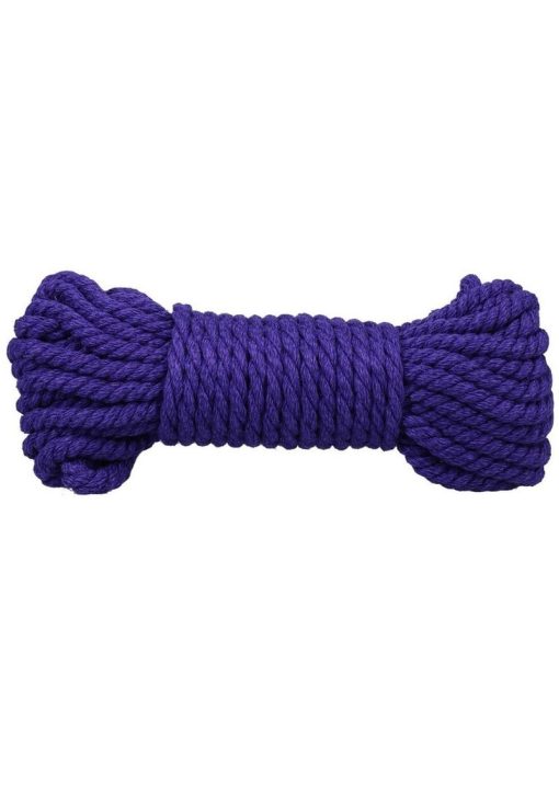 Merci Bind and Tie 6mm Hemp Bondage Rope 30ft - Purple
