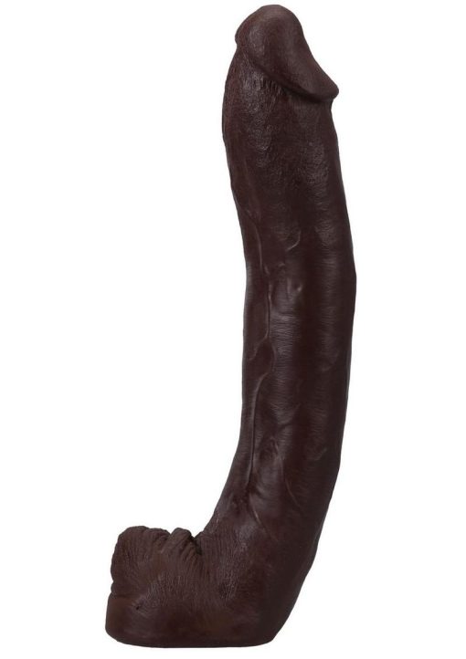 Signature Cocks Ultraskyn Dredd Dildo with Removable Suction Cup 13.5in - Chocolate