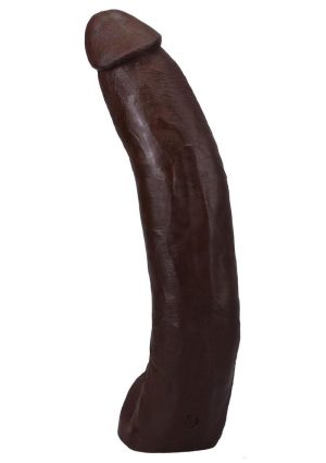 Signature Cocks Ultraskyn Dredd Dildo with Removable Suction Cup 13.5in - Chocolate