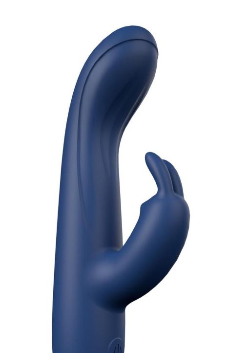 PrimO Rabbit Rechargeable Silicone Vibrator - Navy