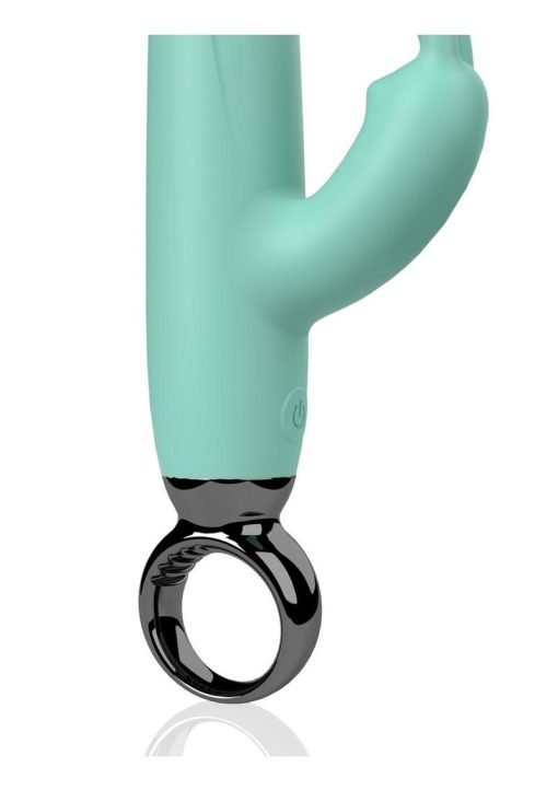 PrimO Rabbit Rechargeable Silicone Vibrator - Teal