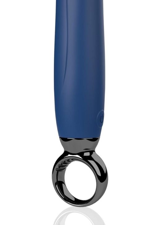 PrimO G-Spot Rechargeable Silicone Vibrator - Navy