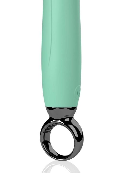 PrimO G-Spot Rechargeable Silicone Vibrator - Teal