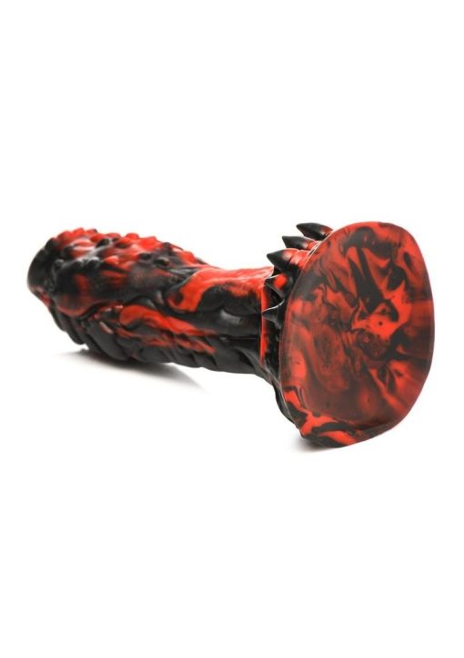 Creature Cocks Reaper Silicone Dildo - Red/Black