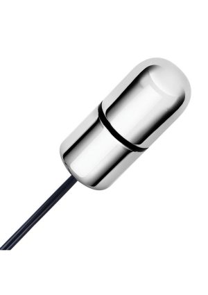 Lux Fetish Electro Sex Shock Bullet with Wired Remote Control - Black