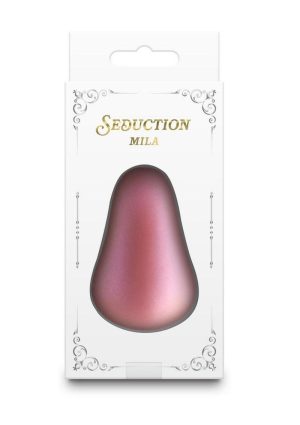 Seduction Mila Rechargeable Silicone Massager - Rose Gold