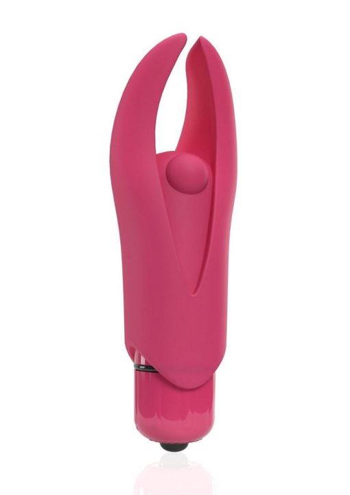 4B Demon Silicone Mini Clitoral Stimulating Vibrator - Strawberry