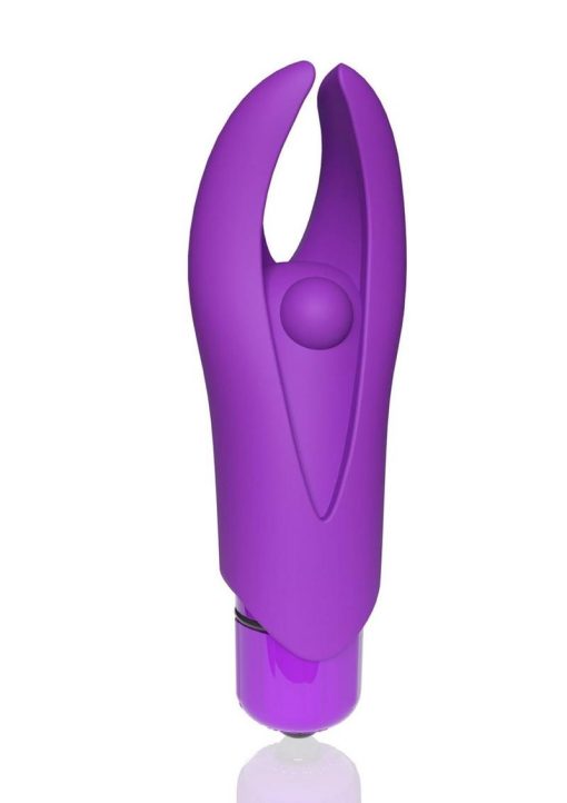 4B Demon Silicone Mini Clitoral Stimulating Vibrator - Grape
